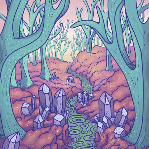 “Crystal Forest” Print