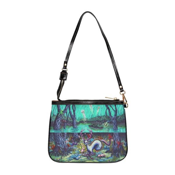 “Terrarium of Dreams Askew” Small Shoulder Bag
